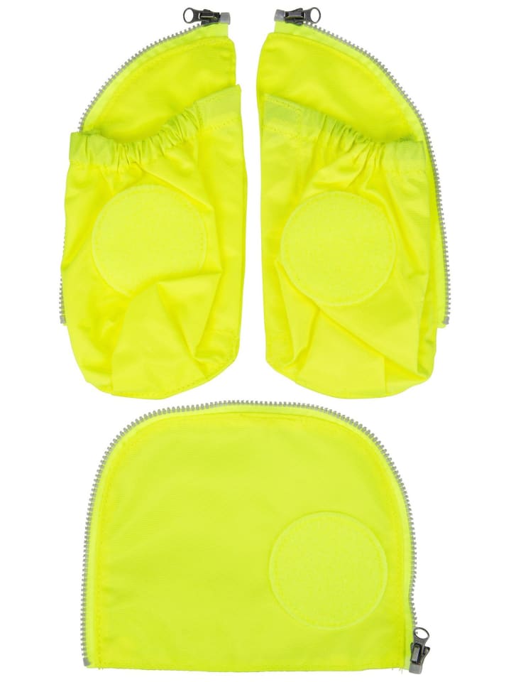 Schulranzen Seitentaschen Zip-Set in Gelb