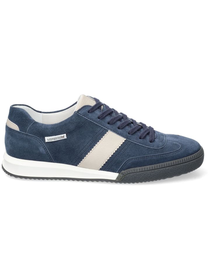 Schnürschuh in blau