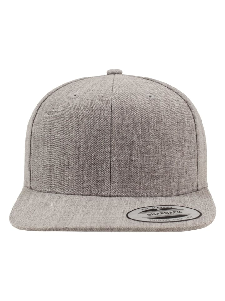 Snapback in heather/heather