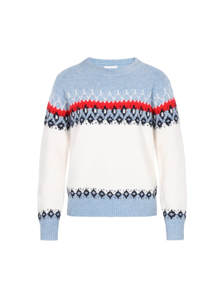 Women Sweater in offwhite multicolor