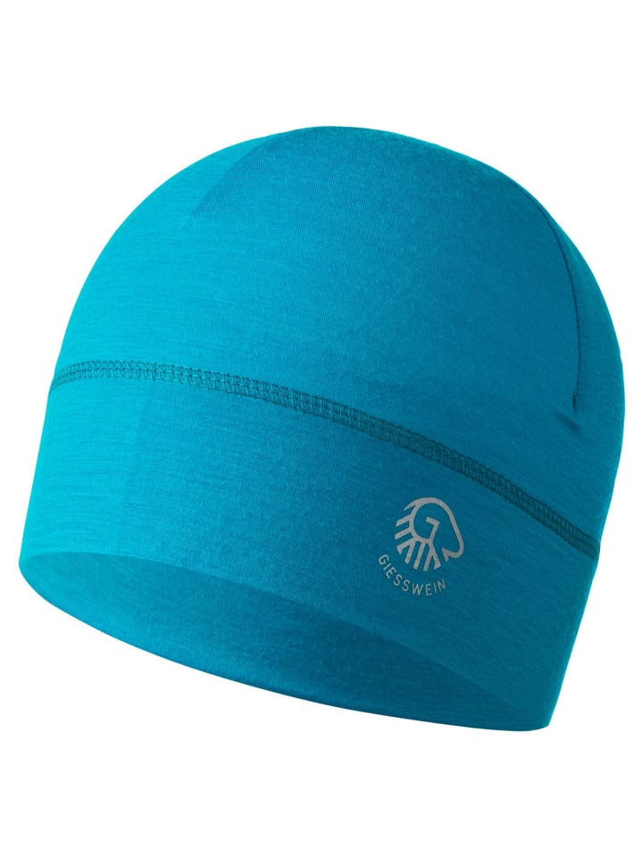 Strickmütze in blau