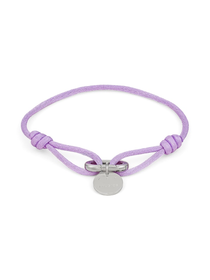 Armband Fabric Link in lila