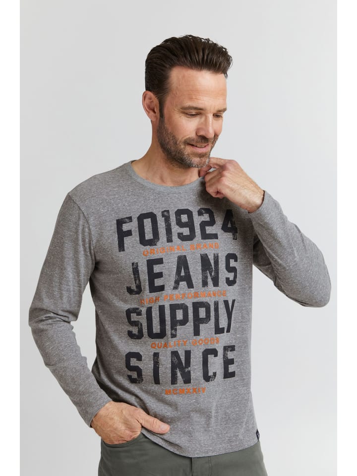 Longsleeve FQNoxan in Grau