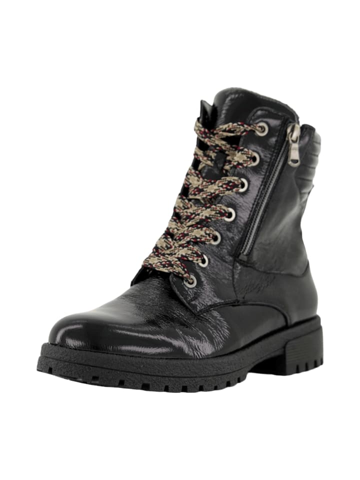 Komfort Stiefeletten in Schwarz