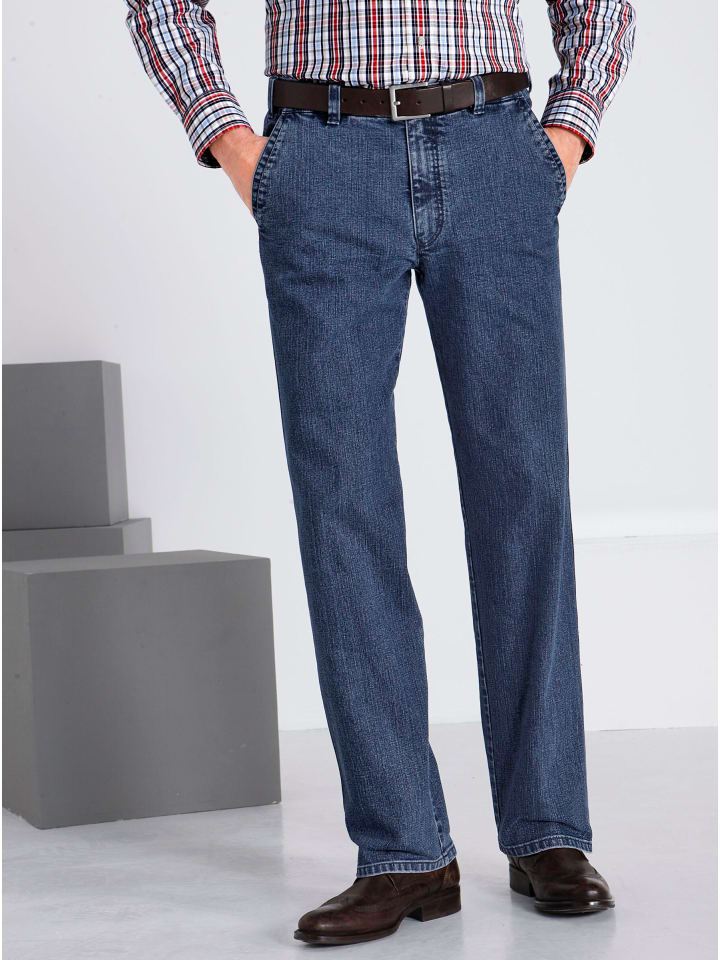 Traveller-Jeans in blue-stone-washed