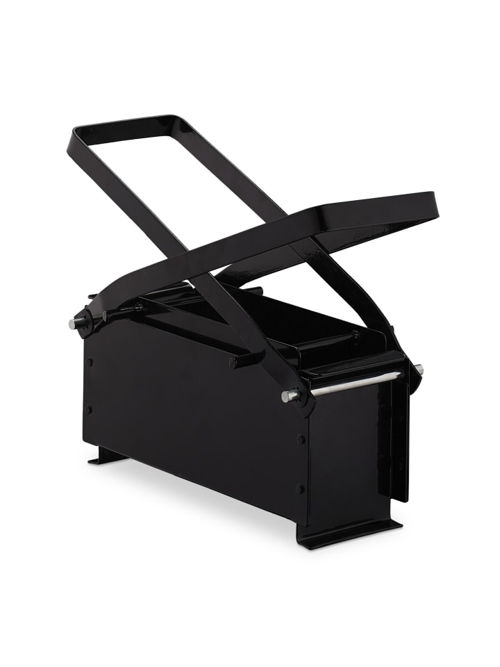 Papierbrikettpresse in Schwarz