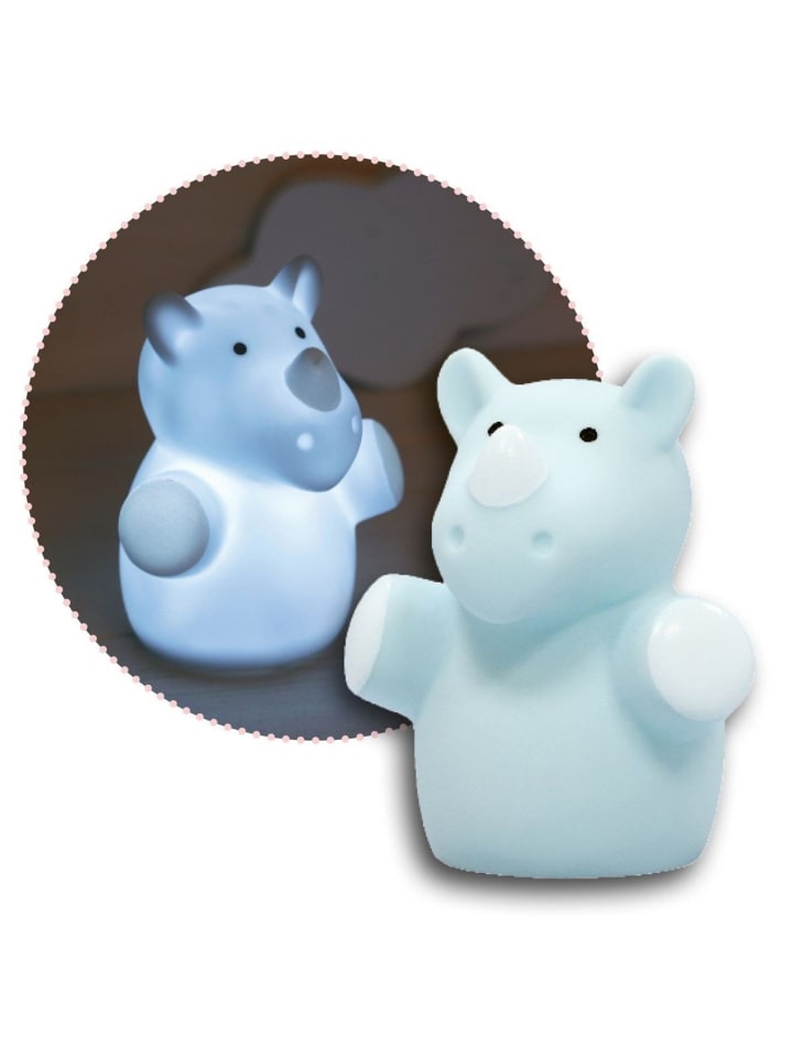 lumilu Mini Zoo rhino in Blau ab 0 Monate
