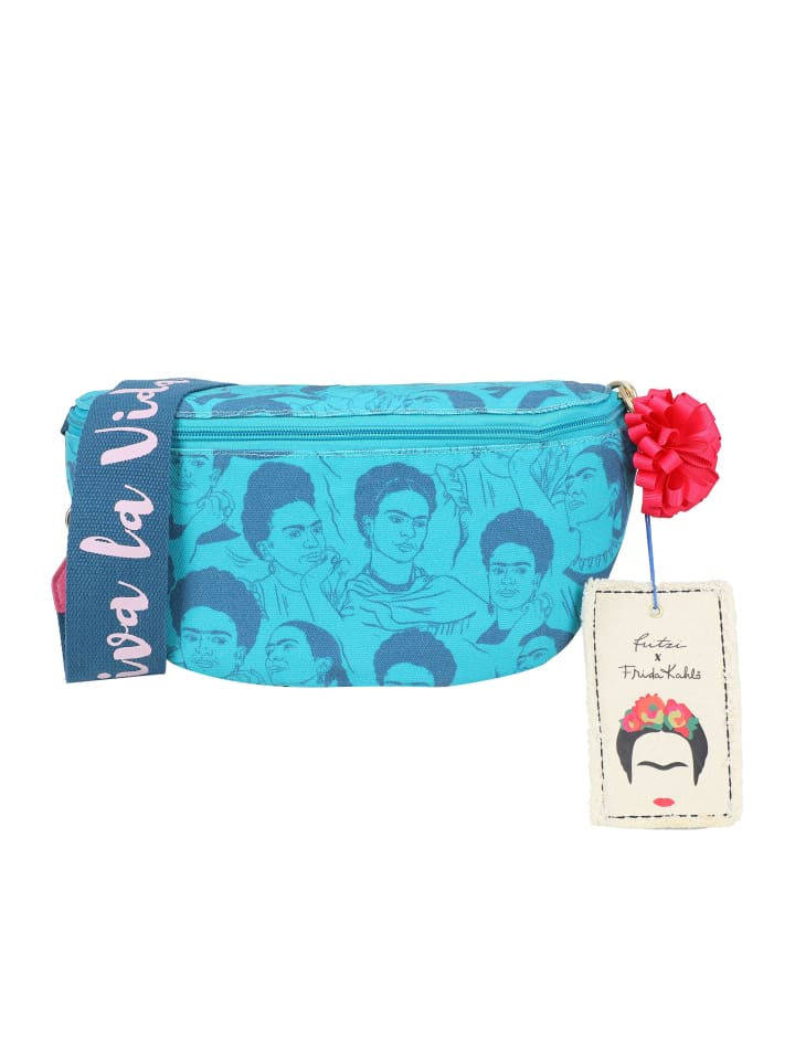 Tasche Fritzi x Frida Kahlo in Türkis