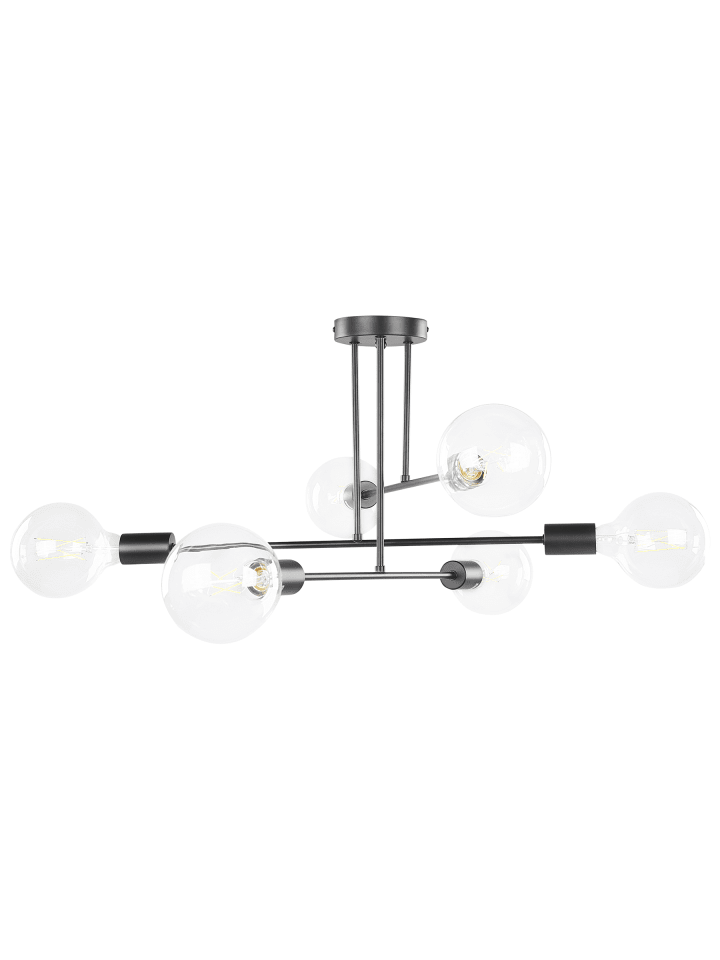 Deckenleuchten KIDANE in Schwarz - (W) 61 x (H) 33 x (L) 61 cm
