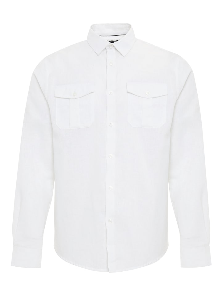 Hemd THB Shirt L/Slv Collins in White