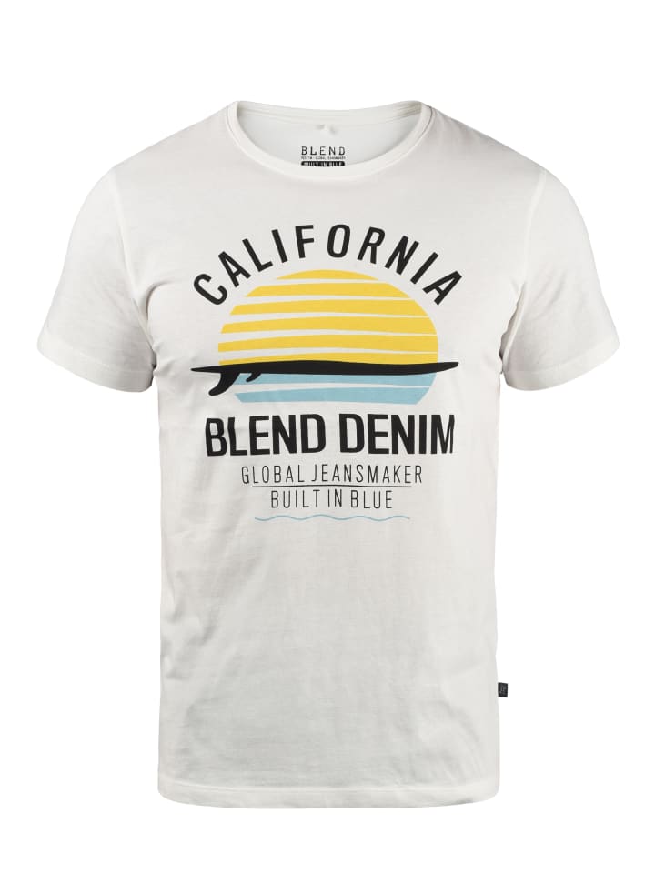 Rundhalsshirt BHCalifo in Weiß