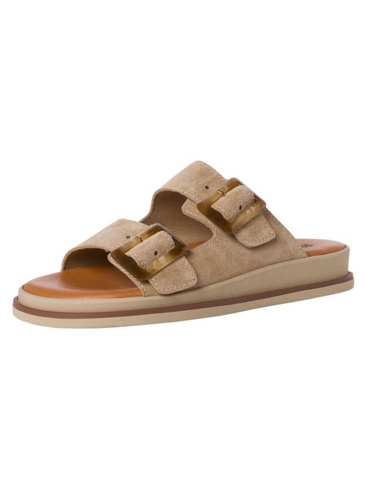 Pantolette in TAUPE