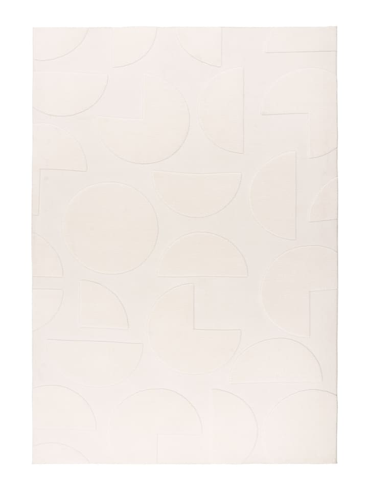 Wohnzimmer Teppich – Kurzflorteppich Niburi 425 in creme