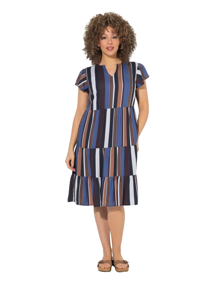 Midikleid in marine