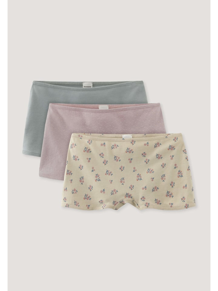 Hessnatur Panty 3er-Pack aus Bio-Baumwolle in perlmutt