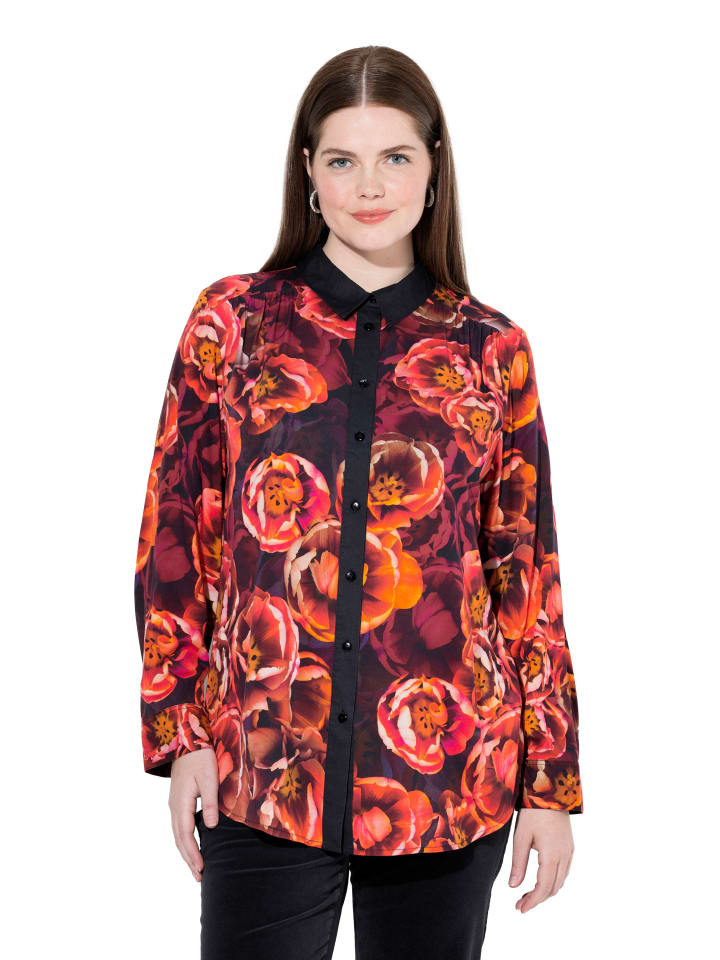 Hemdbluse in mandarine