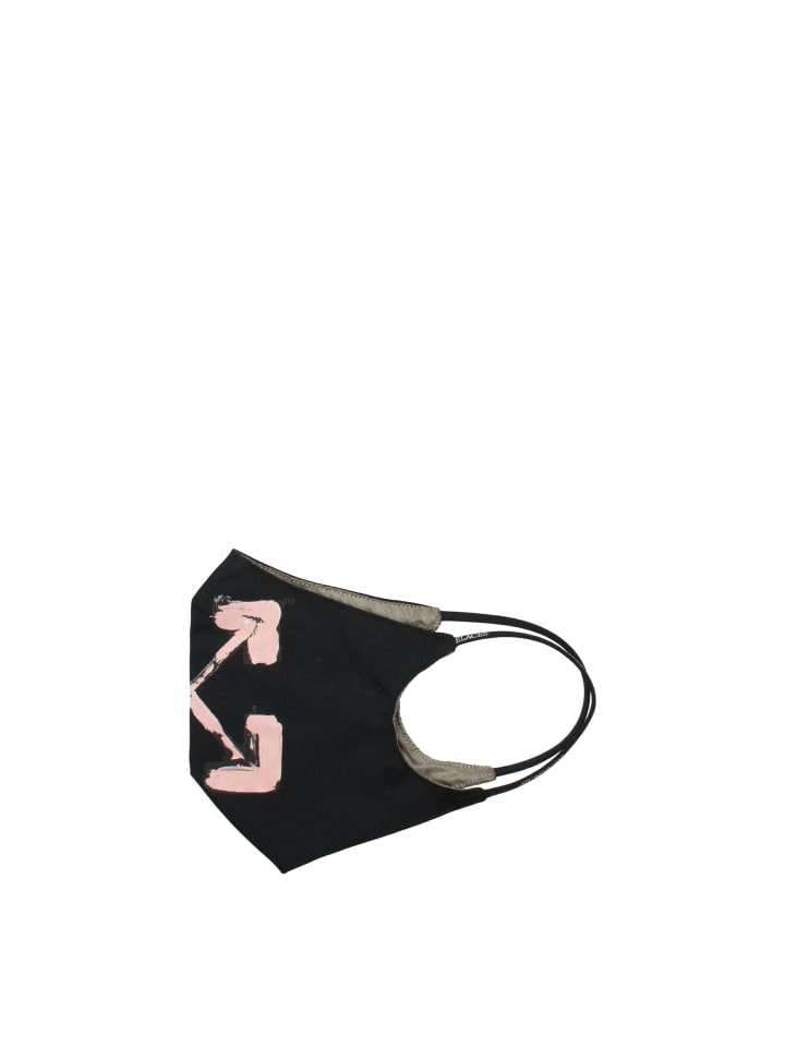 Schwarz Baumwolle Gesichtsmaske