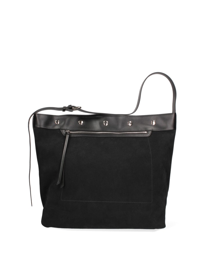 Schultertasche in BLACK