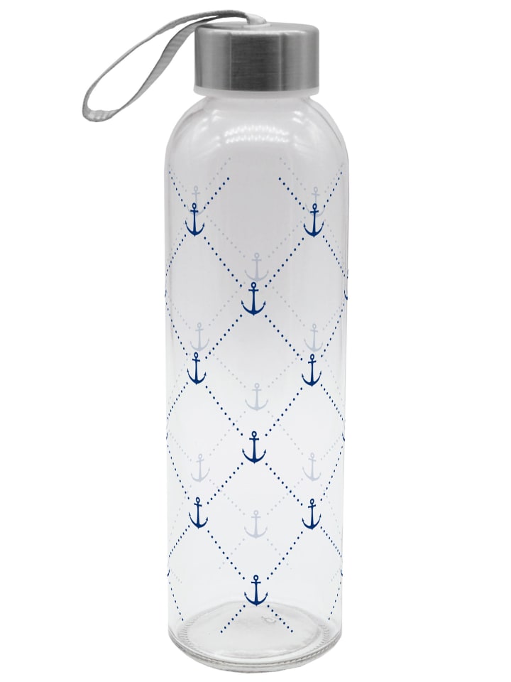 Trinkflasche Anker in Blau - 500ml