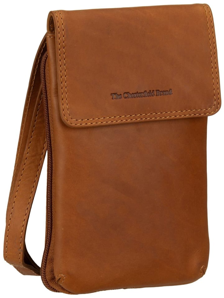 Handytasche Langley in Cognac