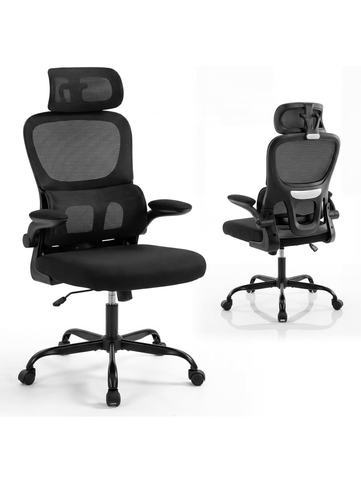 Ergonomischer Bürostuhl in Schwarz
