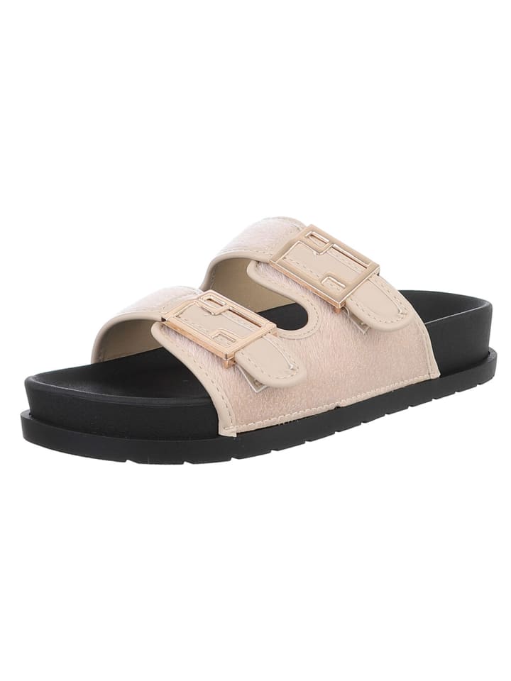 Sandale & Sandalette in Beige