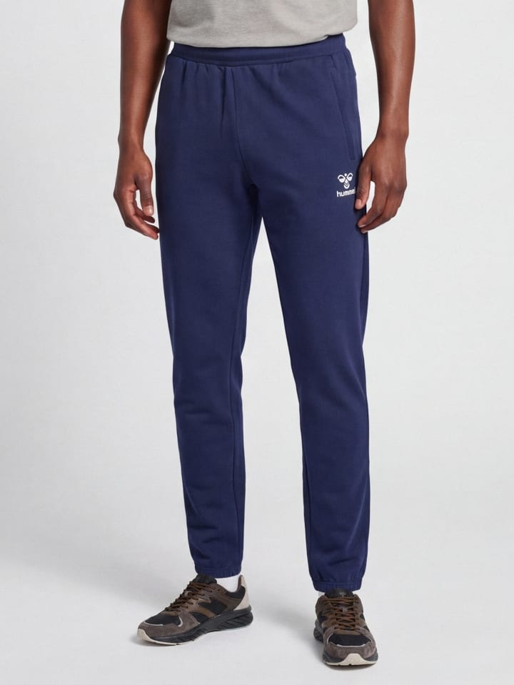 Verstellbare Taille Hose Hmlmove Herren in MARINE