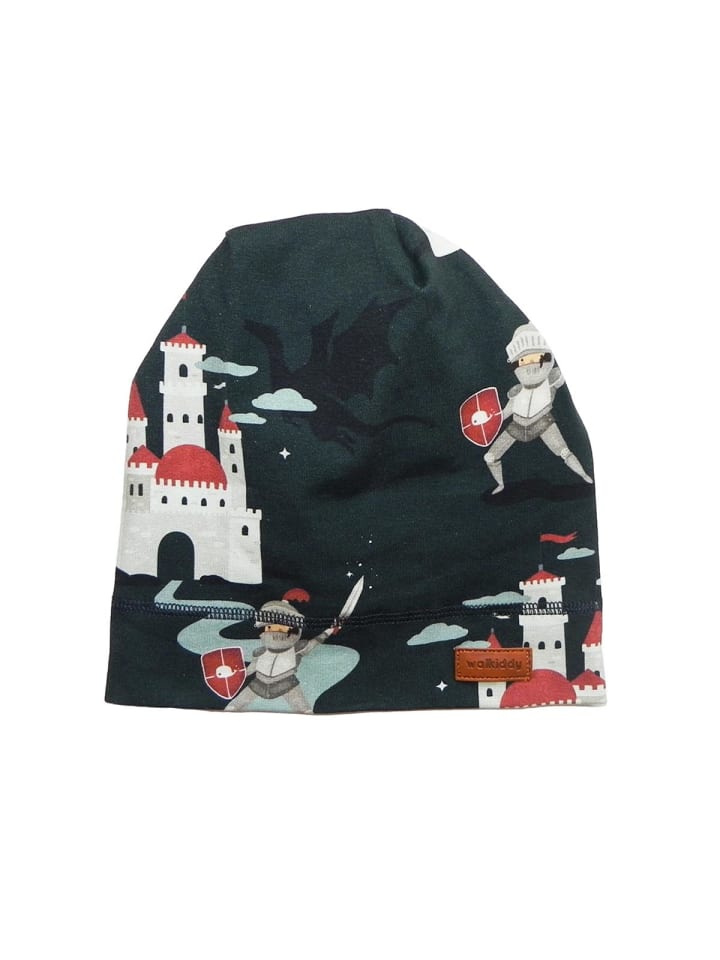 Mütze Walkiddy Medieval Castle Organic Cotton Children's Beanie, GOTS Certified