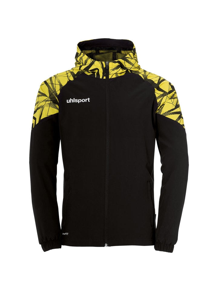 Kapuzenjacke GOAL 25 EVO WOVEN HOOD JACKET Kids in schwarz/limonengelb