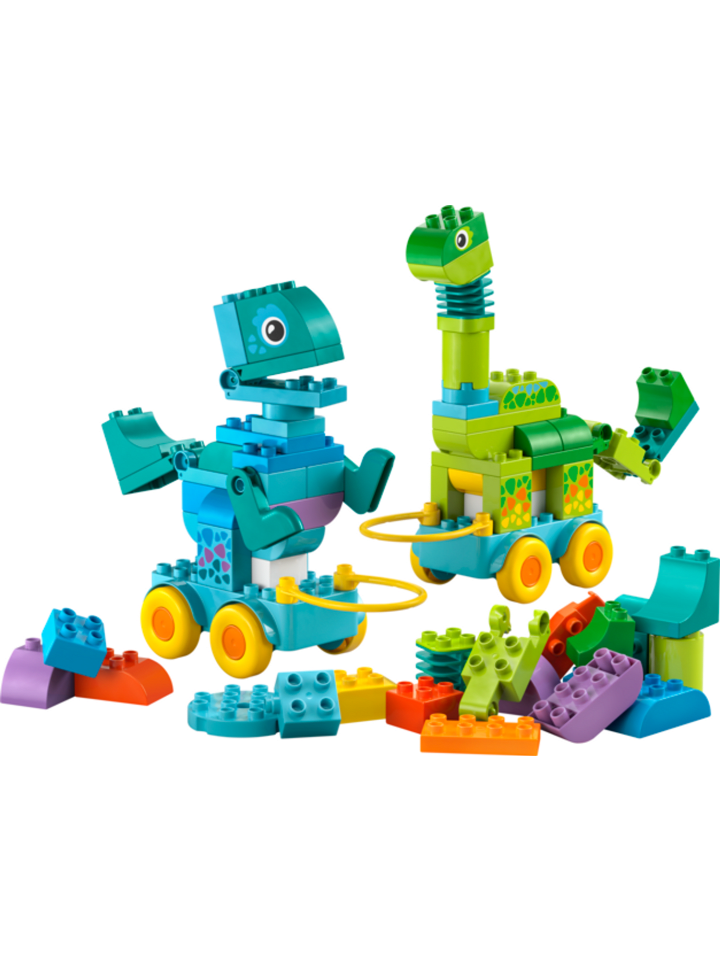 Dinos auf Rädern 3-in-1-Set in Mehrfarbig ab 3 Jahre