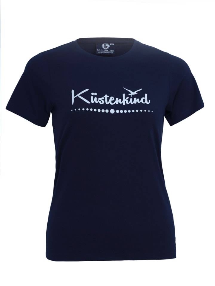 "Küstenkind" in navy-white