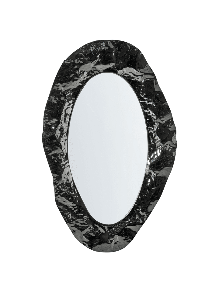 Wandspiegel LOGNES in Schwarz - (W) 56 x (H) 95 x (L) 6 cm Horizontal