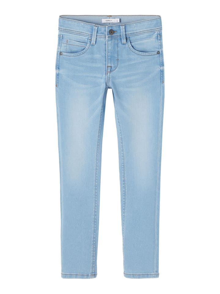 Slim Fit Denim Jeans NKMSILAS in Hellblau