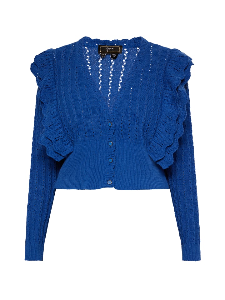 Damen Cardigan in Königsblau