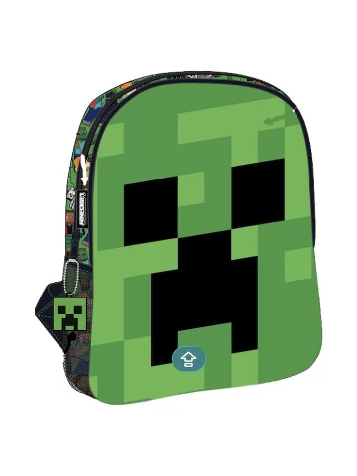 Minecraft Face Rucksack, Tasche 30 cm