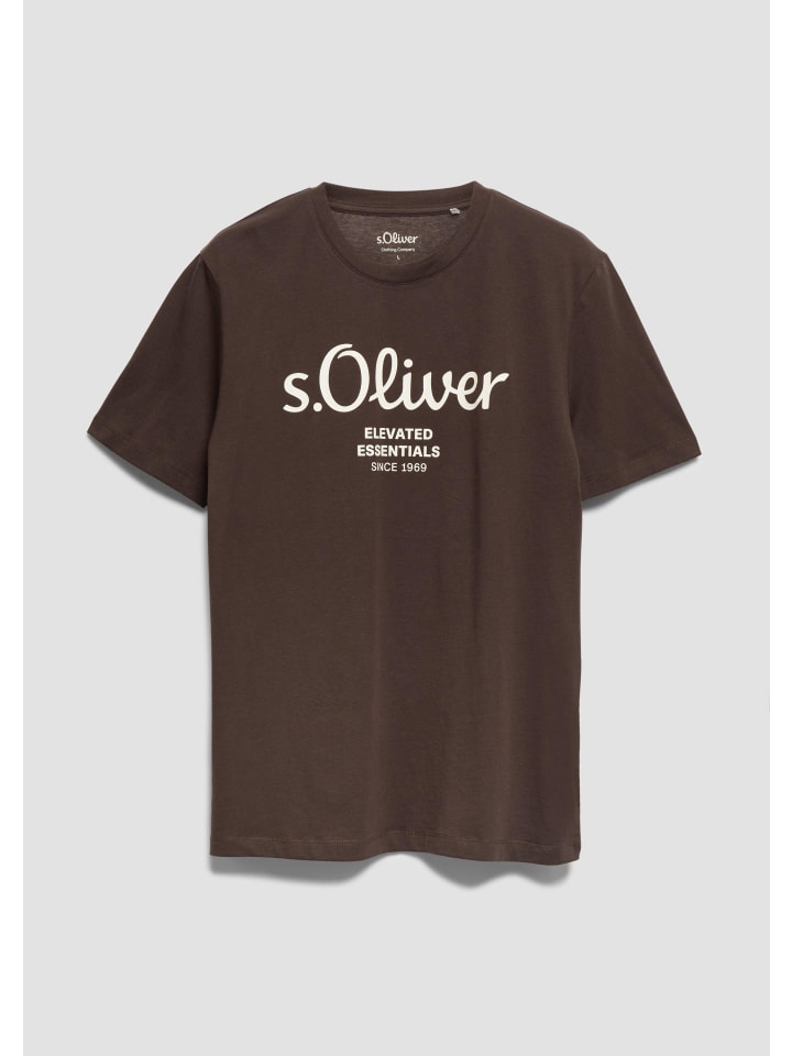 T-Shirt in 89D1_dunkelbraun