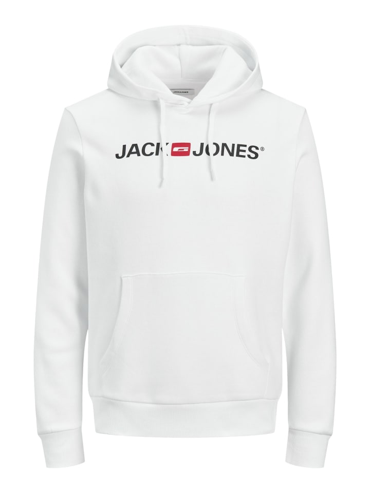 Kapuzenpullover in White