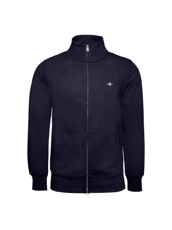 Sweatjacke Reg Shield Full Zip in dunkelblau