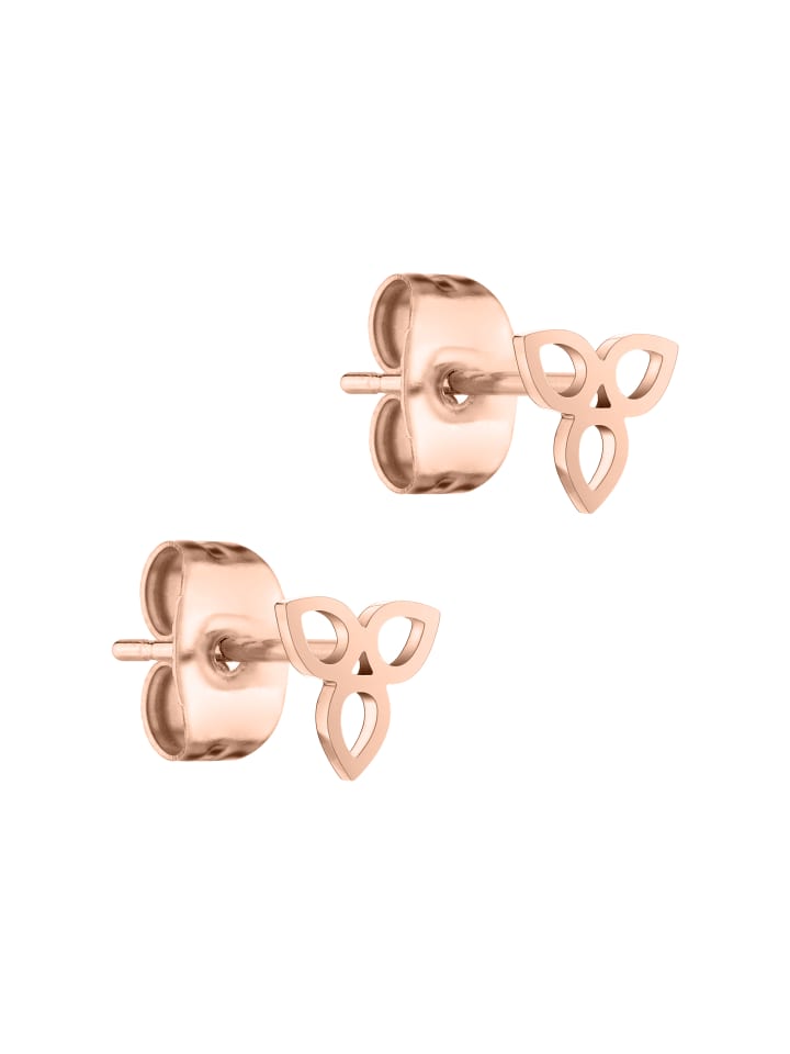 Ohrstecker Flower in roségold