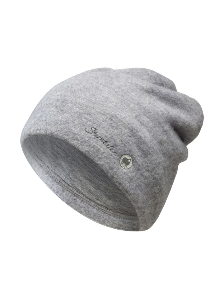 Beanie in silber mel.