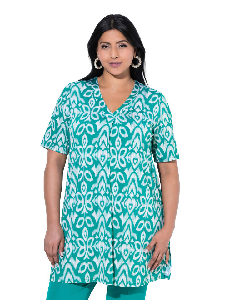 Shirt in grünblau