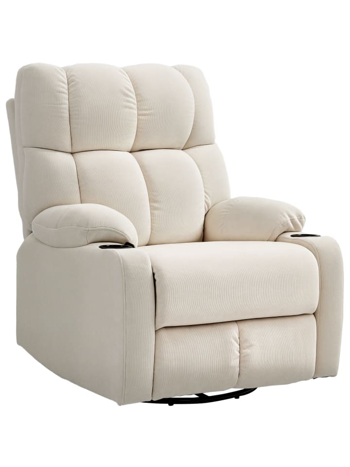 Relaxsessel in Beige 88L x 96B x 108H cm