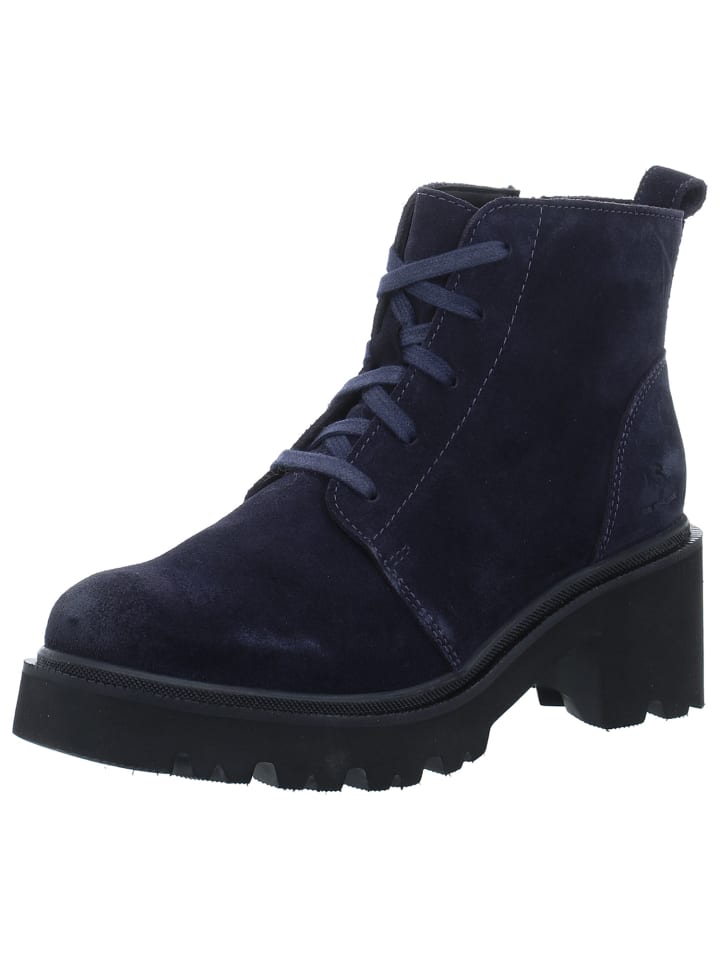 Stiefelette in blau