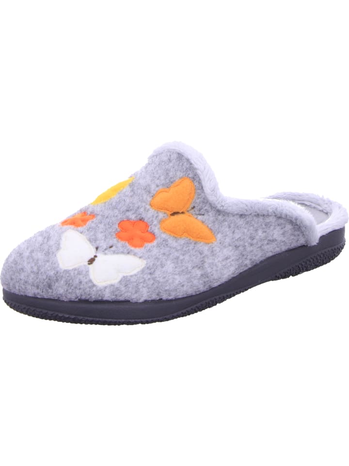 Pantoffel in grau
