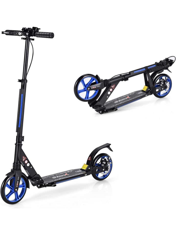 Cityroller Tretroller in Blau