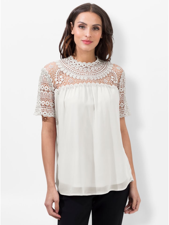 Bluse in weiß