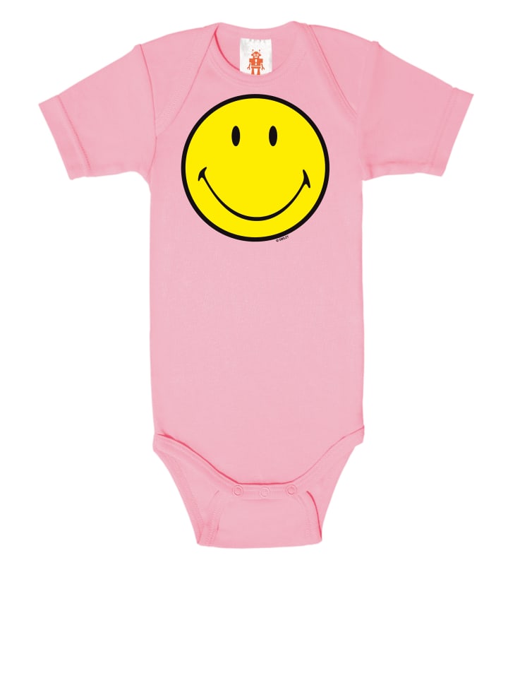 Baby-Body Original Smiley Face in pink