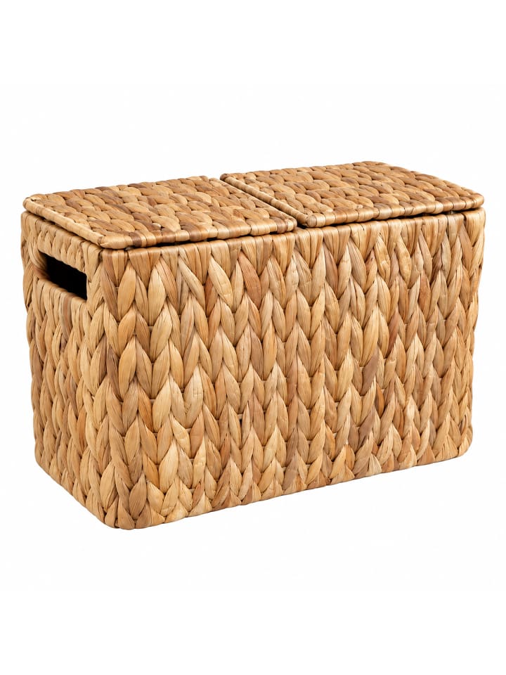 Toilettenpapier Aufbewahrung in Natur - (B)40 x (H)27 x (T)16,5 cm