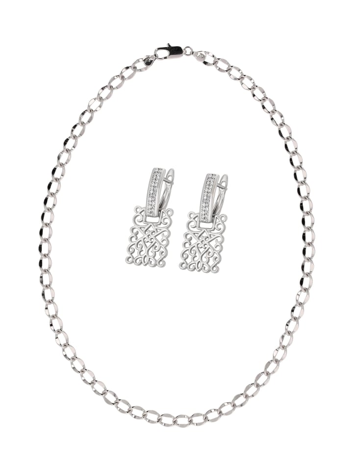 Women Jewelry Set in silver
