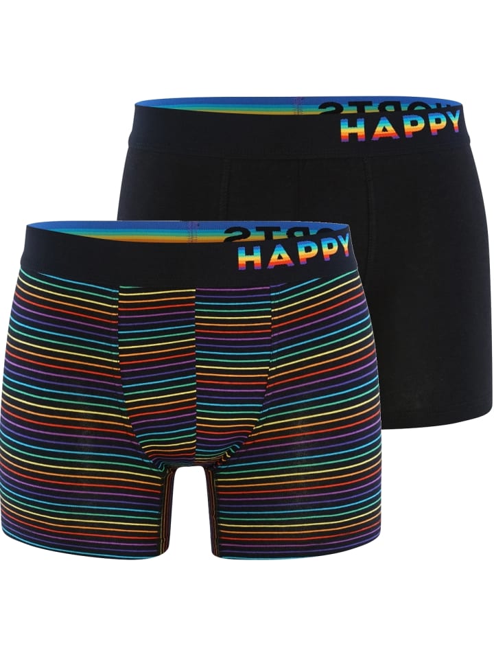 Retroshorts Trunks in Rainbow Stripes